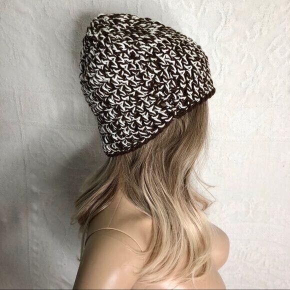 Handmade Crochet Multicolored Beanie Hat - Picture 1 of 7